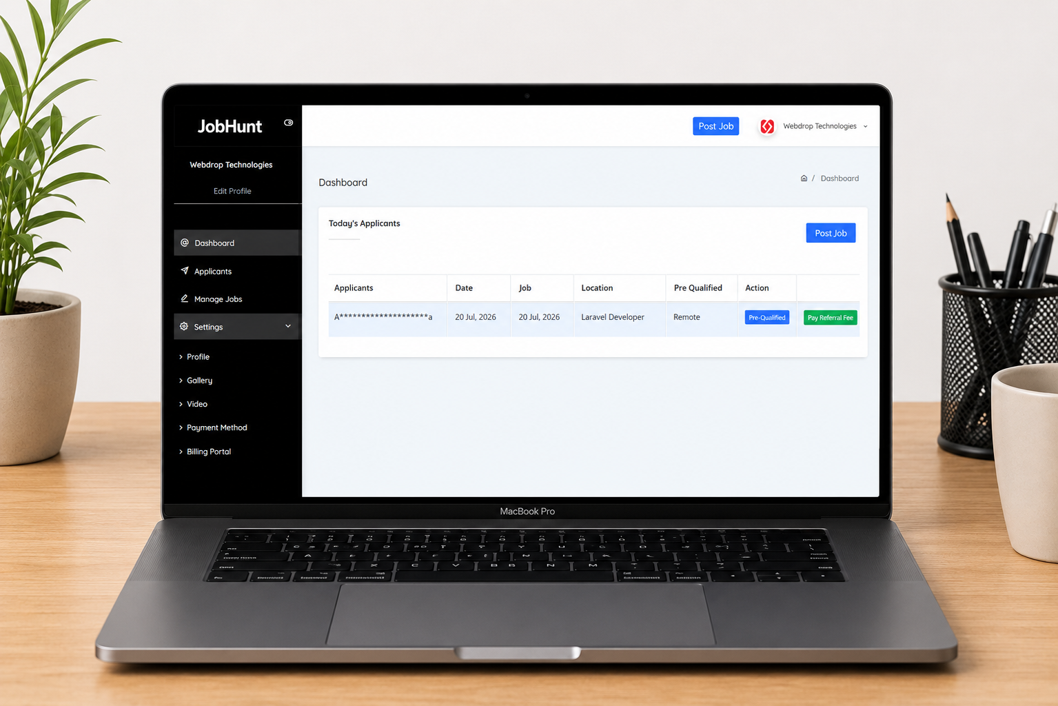 Employer Dashboard